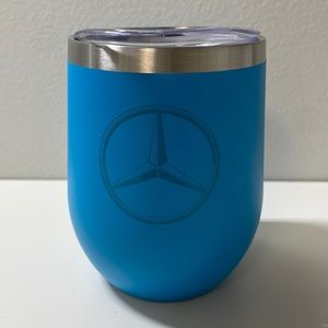 NIB Blue CeCe Mercedes Benz 12 oz Stainless Steel Insulated Tumbler